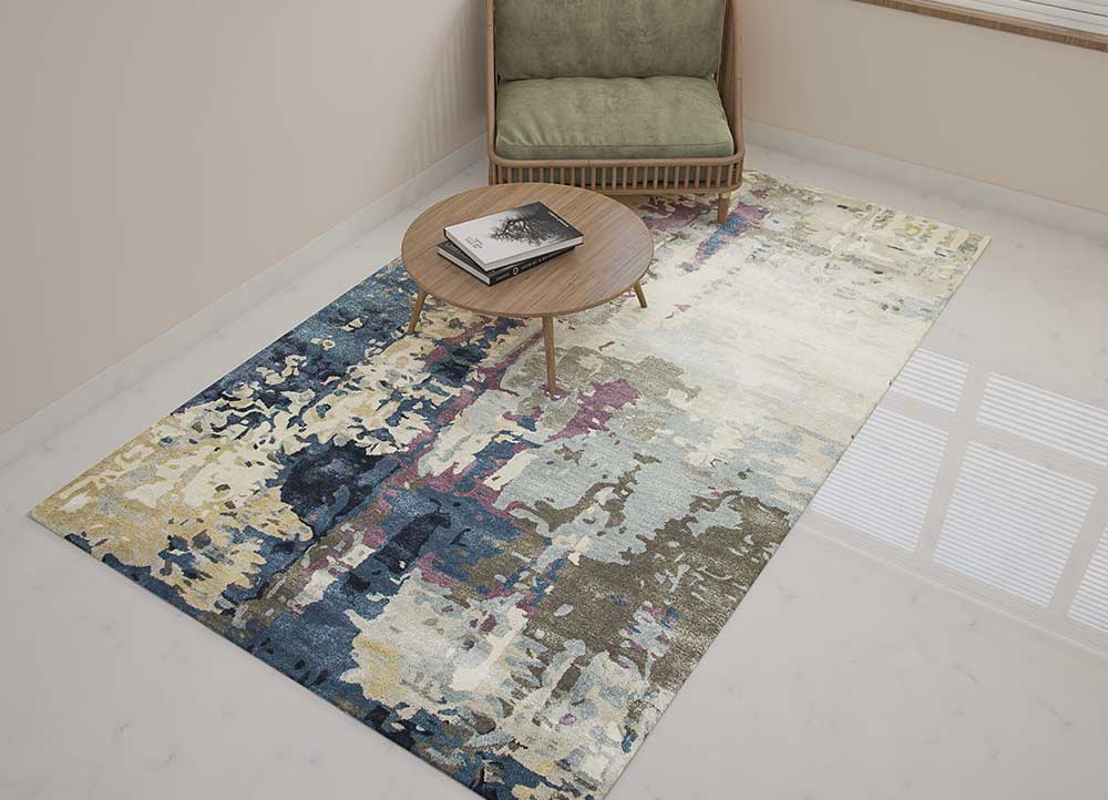 Jaipur Rugs Hand Tufted Wool And Viscose Grey And Black Taq 4306 Area Rug Rug1084872